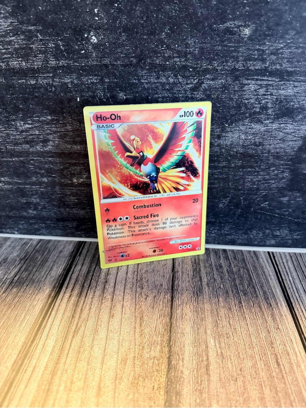 Ho-Oh and Lugia Pokemon Lenticular Card Sticker